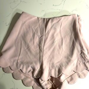 Light pale pink shorts